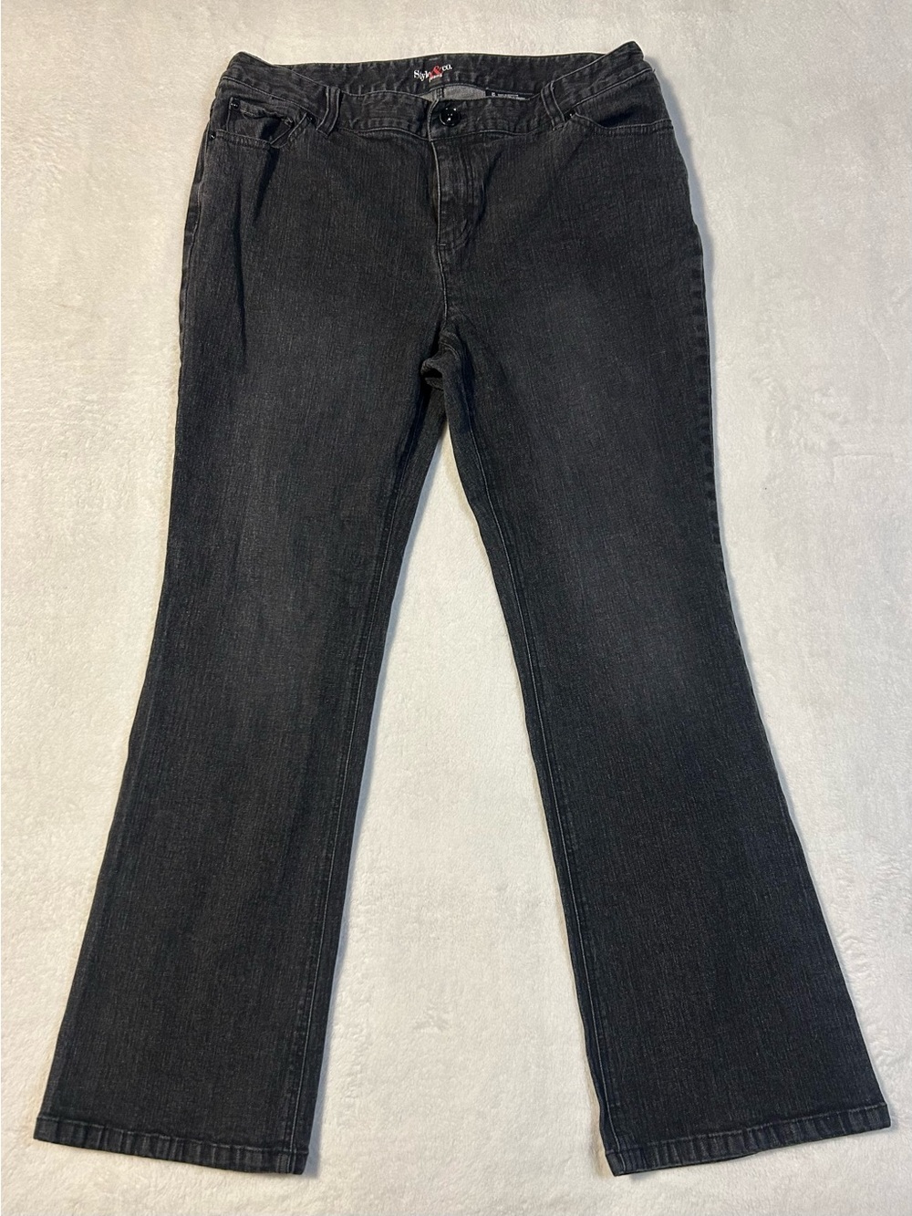 Style & Co. Black Flare Jeans